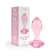 Nobu Rose Heart Plug - Enchanting Design