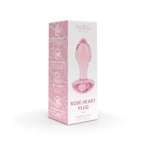 Plug Nobu Rose Heart - Diseño Encantador