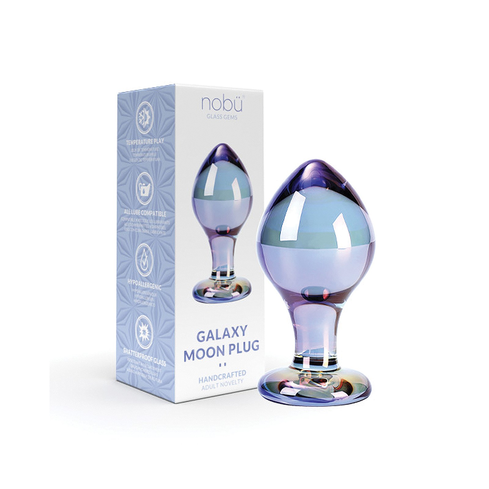 Plug Nobu Galaxy Moon - Azul - Diseño Exquisito