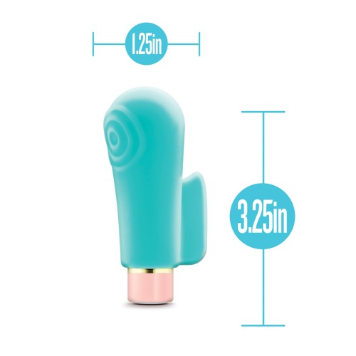 Blush Aria Sensual Vibrator - Teal Color