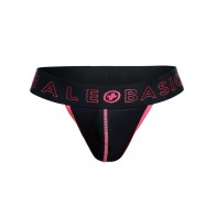 Male Basics Neon Thong - Coral