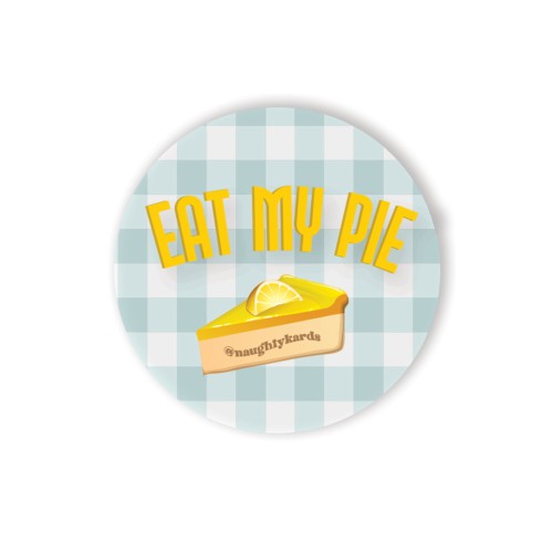 Sticker Eat My Pie - Pack de 3