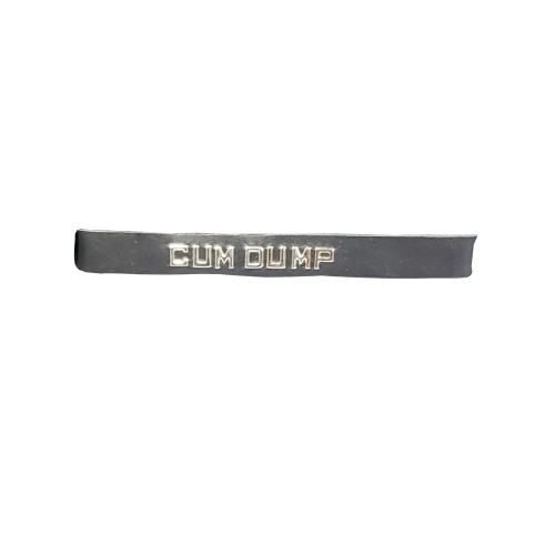 Spartacus CUM DUMP Collar - Elegant BDSM Accessory