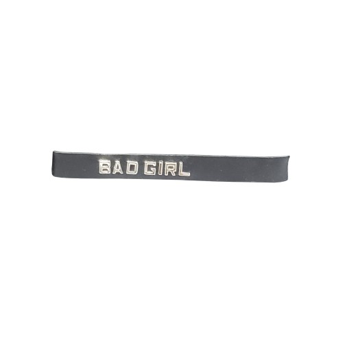 Collar de Cuero Spartacus BABYGIRL - Negro