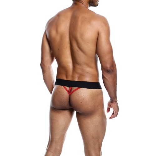 Tanga Neon Rojo XL para Hombre MaleBasics