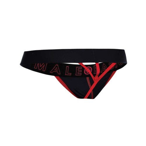 Tanga Neon Rojo XL para Hombre MaleBasics