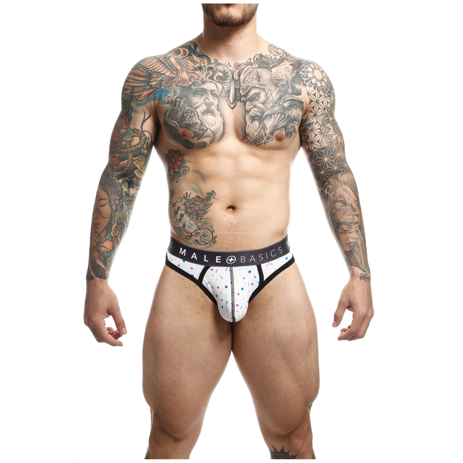 Male Basics Sexy Pouch Thong Confetti