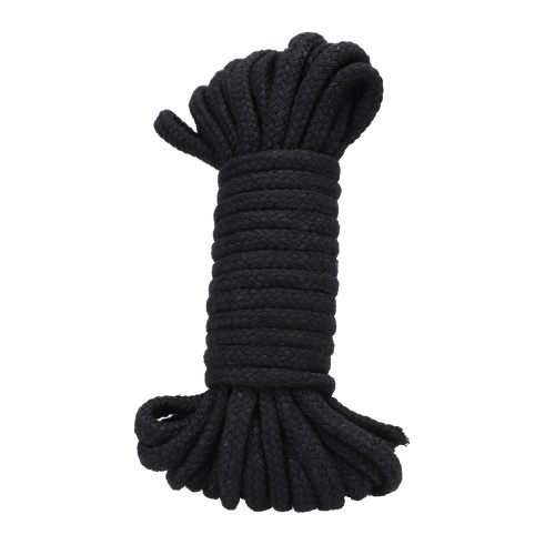 32 ft Black Cotton Restraint Rope