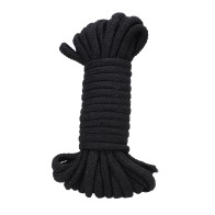 32 ft Black Cotton Restraint Rope