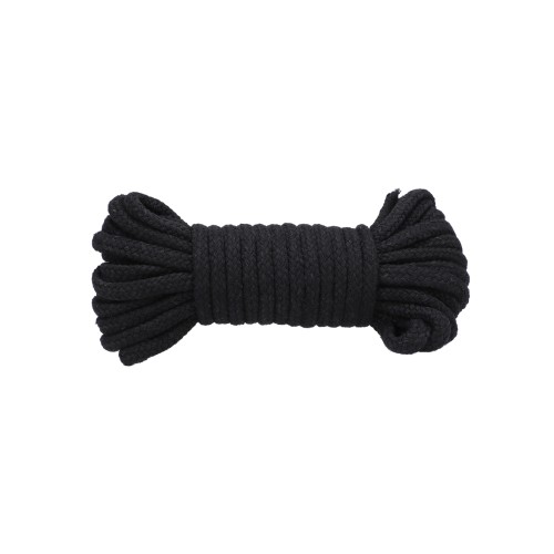 32 ft Black Cotton Restraint Rope