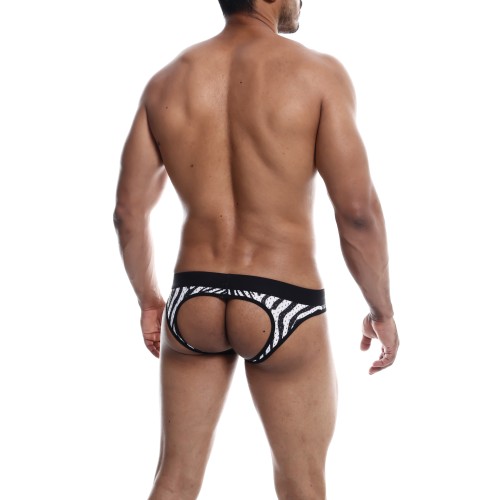 Male Basics Aero Jock Cebra Mediano