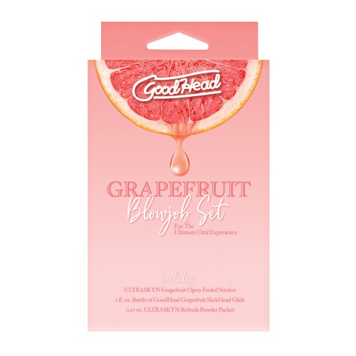 Set GoodHead Grapefruit para Sexo Oral