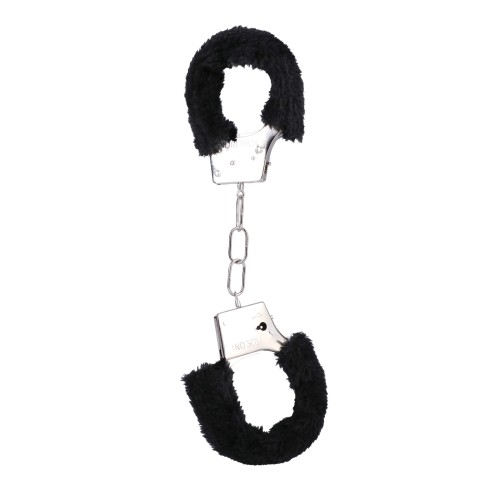 In A Bag Furry Handcuffs - Black