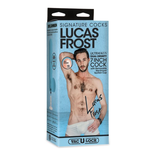 Pene ULTRASKYN de 7" con Sujeción - Lucas Frost