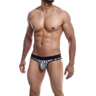 Male Basics Aero Jock in Zebra Size SM