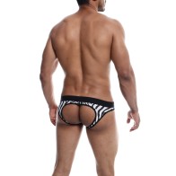 Male Basics Aero Jock in Zebra Size SM