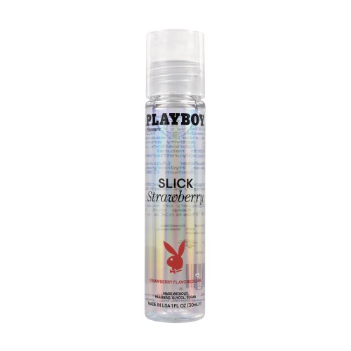 Lubricante Playboy Pleasure Slick de Fresa para Máxima Comodidad