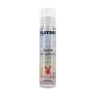 Lubricante Playboy Pleasure Slick de Fresa para Máxima Comodidad