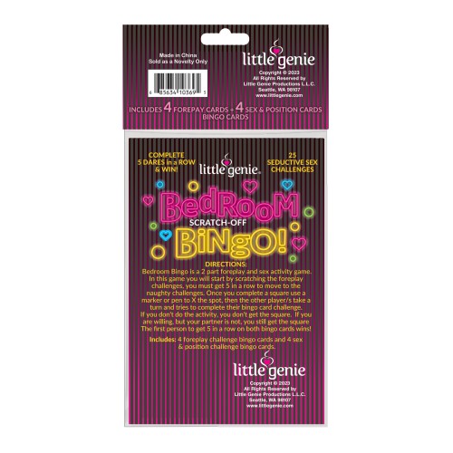 Bedroom Bingo Scratch-Off Game