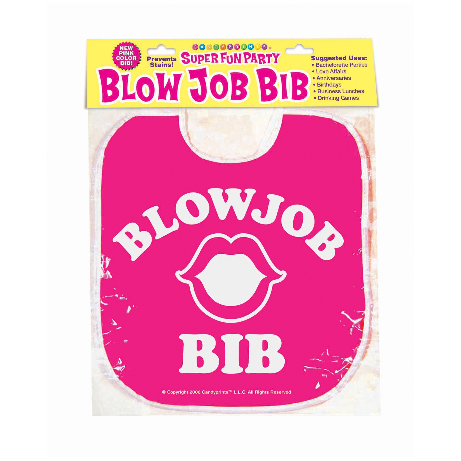 Blow Job Bib - Hilarious Party Gag