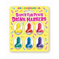 Super Fun Penis Cocktail Markers for Parties