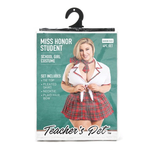 Teacher's Pet Ms Honor Student School Girl Costume Set QN