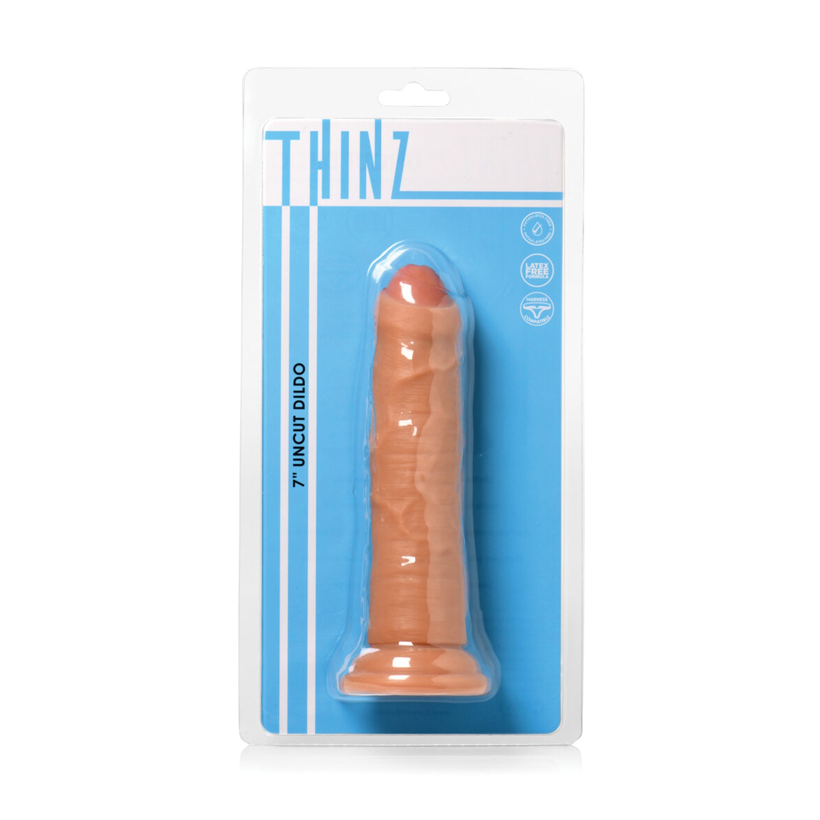 Dildo Uncut Thinz 7 Pulgadas Claro