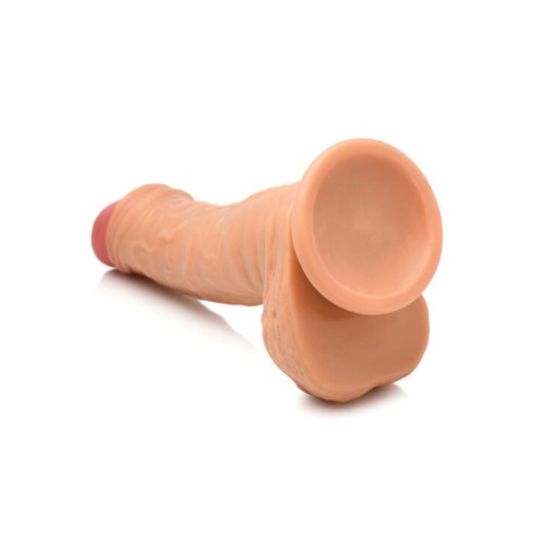 Curve Toys Thinz 7-Inch Uncut Dildo with Strong Suction Cup