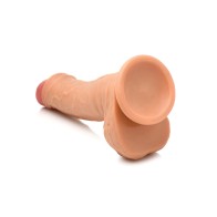 Curve Toys Thinz 7-Inch Uncut Dildo with Strong Suction Cup