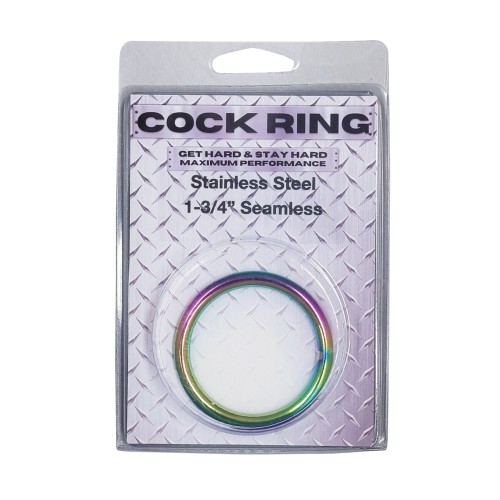 Plesur Rainbow Metal Cock Ring