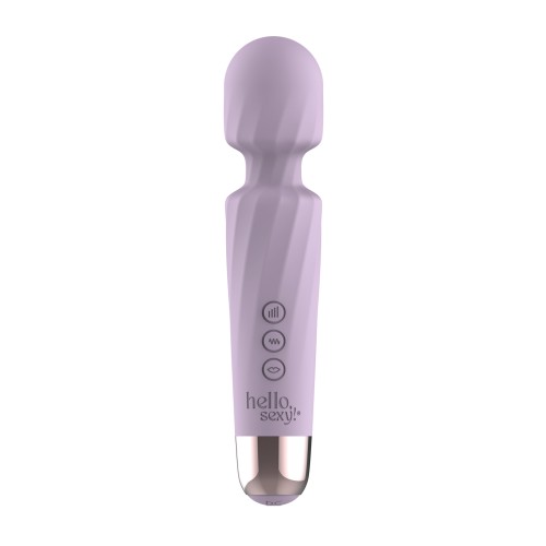 Hello Sexy Wand Massager Lilac