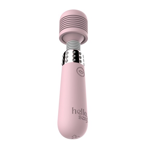 Hello Sexy Bling Bling Mini Wand Massager Cherry Blossom