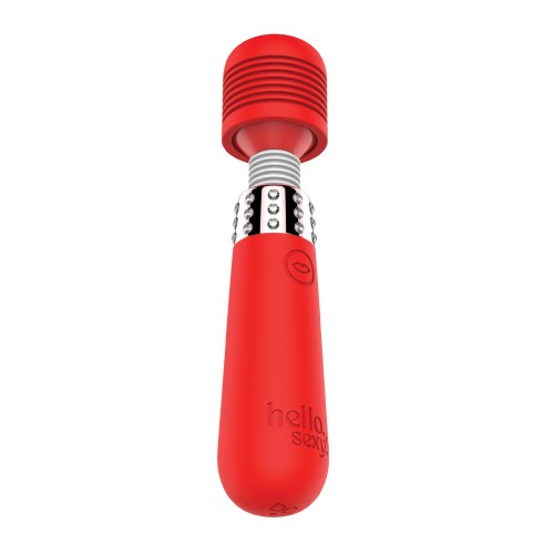 Hello Sexy Bling Bling Mini Wand Massager Tiger Lily