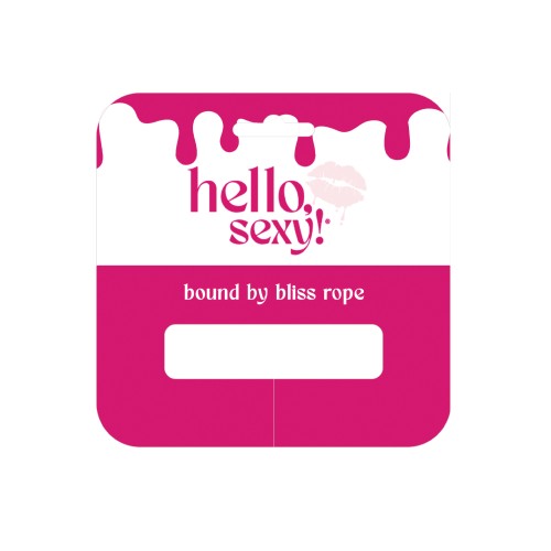 Hola Sexy! Cuerda de Bondage Bound by Bliss en Flor de Cereza