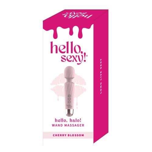 Hello Sexy Hello Halo Masajeador de Varita Flor de Cerezo