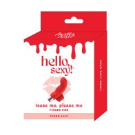 Hello Sexy! Tease Me Please Me Finger Vibe for Playful Fun