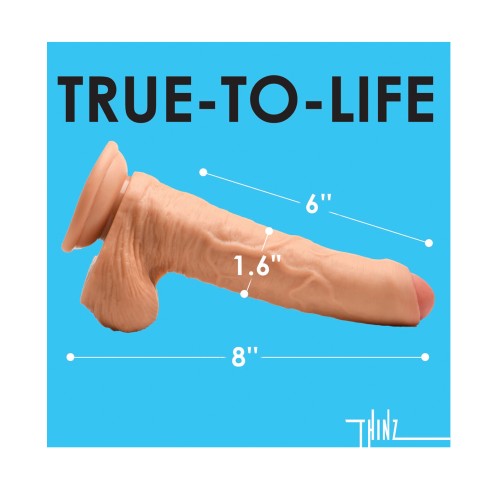 Curve Toys Thinz Uncut Dildo 8 inches