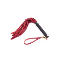 Plesur Mini Flogger de Cuero Rojo