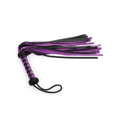 Plesur 22 Inch Leather Flogger Purple