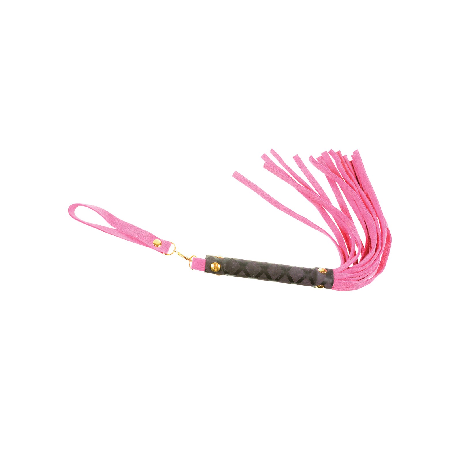 Flogger de Cuero Plesur Mini - Rosa para Placer