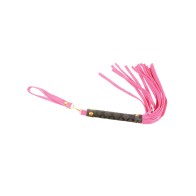 Flogger de Cuero Plesur Mini - Rosa para Placer