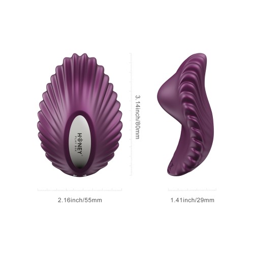 Vibrador de Panty Magnético Controlado por App Lila