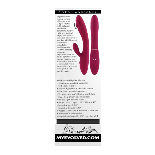 Vibrador Evolved Jammin' G para Placer del Punto G