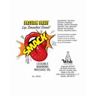 Smack Warming Passion Fruit Massage Oil