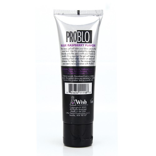 Pro Blo Gel de Placer Oral Frambuesa Azul