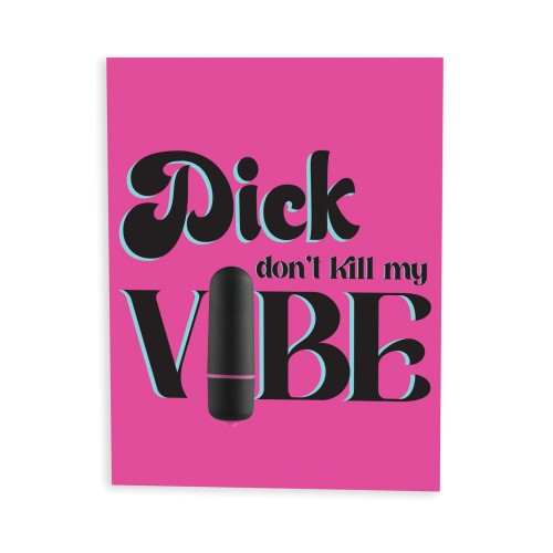 NaughtyVibes Greeting Card with Vibrator Set - Unique Gift