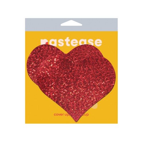 Pastease Coverage Glitter Heart Red