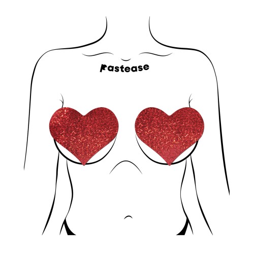 Pastease Corazón Brillante con Cobertura Rojo