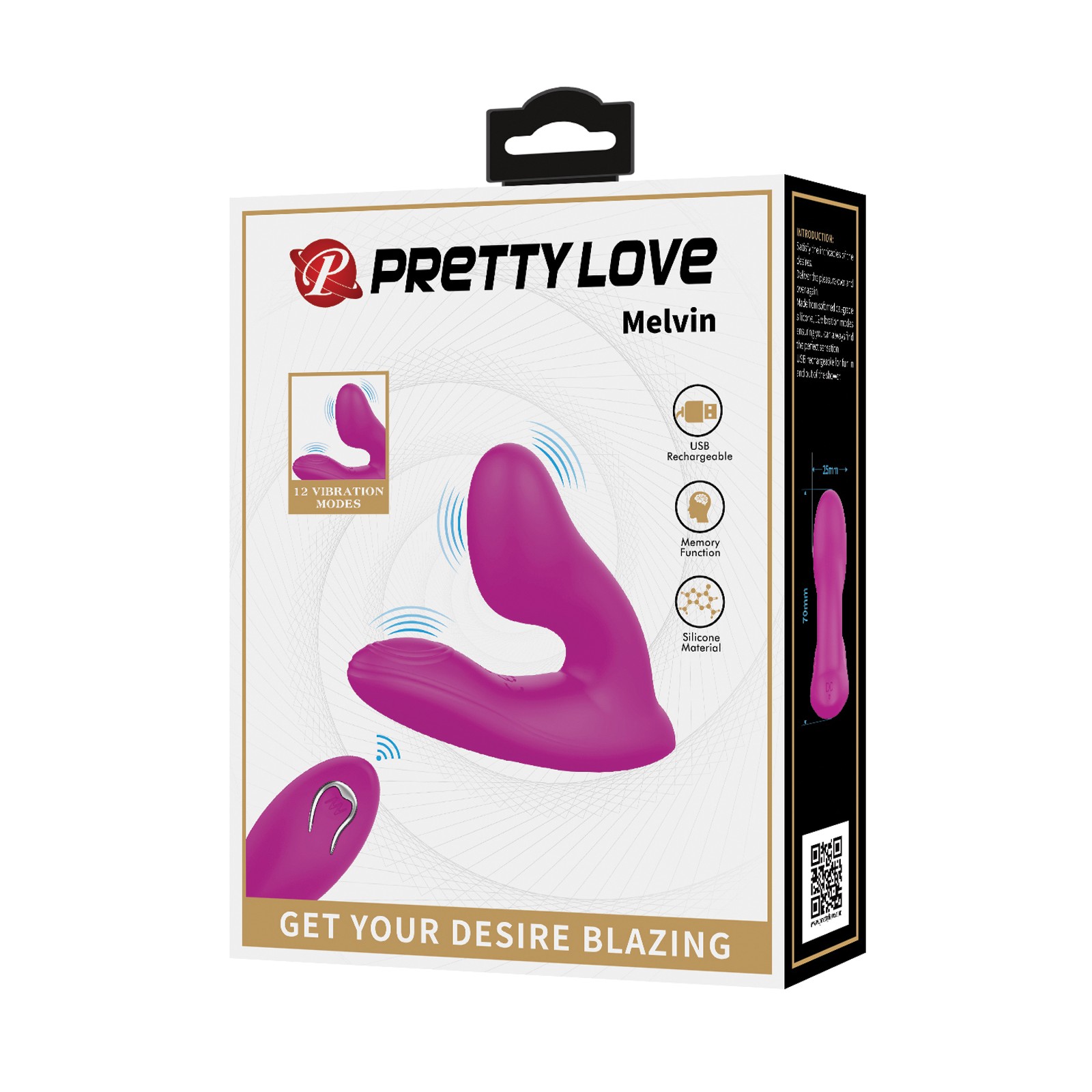 Estimular Doble Pretty Love Melvin Fucsia