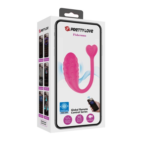 Huevo Vibrador Pretty Love Fisherman Rosa Caliente